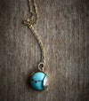 TRO Halskæde sølv - Turquoise - A PURE MIND