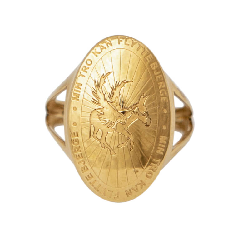 FLYV Ring forgyldt