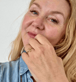 LYSET I MIT HJERTE Ring forgyldt