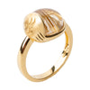 TRO Ring forgyldt - Rutil Kvarts